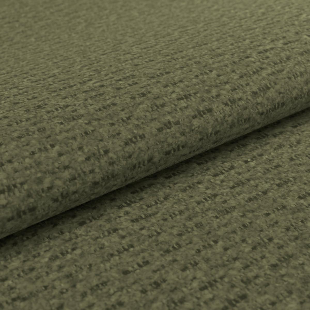 Ecksofa Polis Webstoff grün, 221x142cm - Schwarz/Grün, Trend, Textil (221/142cm) - Ondega