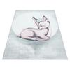 Kinderteppich Rehkitz Pink Bambi 120x170 cm - Rosa, Trend, Textil (120/170cm)