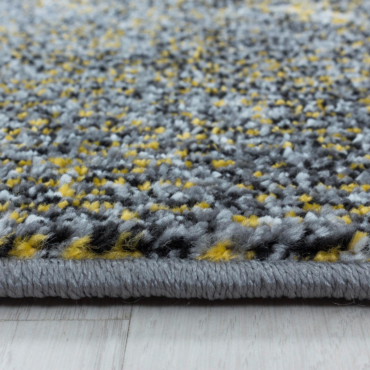 Webteppich Gelb Naturfaser Ottawa 80x150 cm - Gelb, Design, Textil (80/150cm)