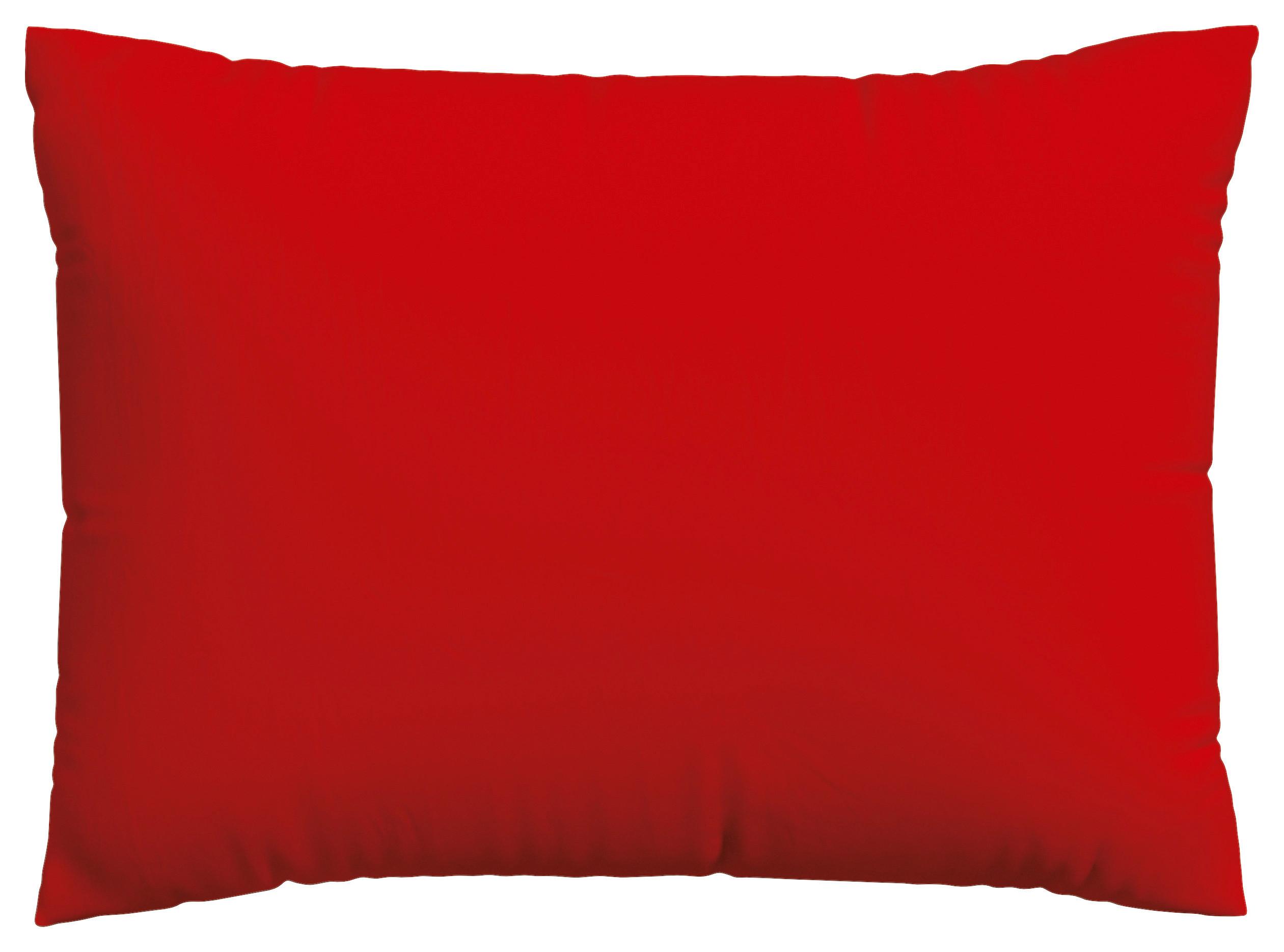 Kissenbezug Knitted 60x80 cm Jersey Dunkelrot - Dunkelrot, Basics, Textil (60/80cm) - Schlafgut