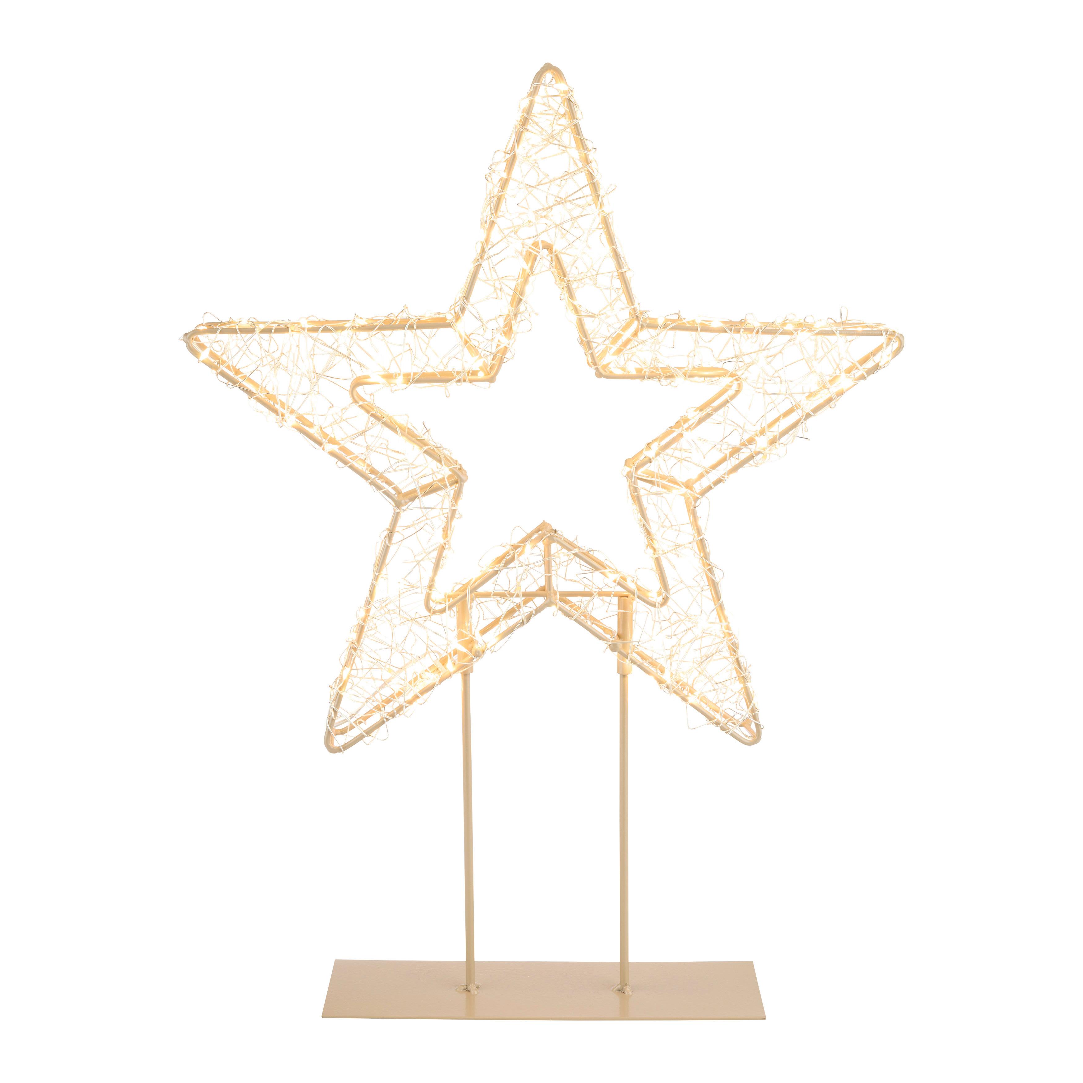 DEKORAČNÍ LED SVÍTIDLO MARTIN - průhledné/barvy zlata, Moderní (37/3/50cm)