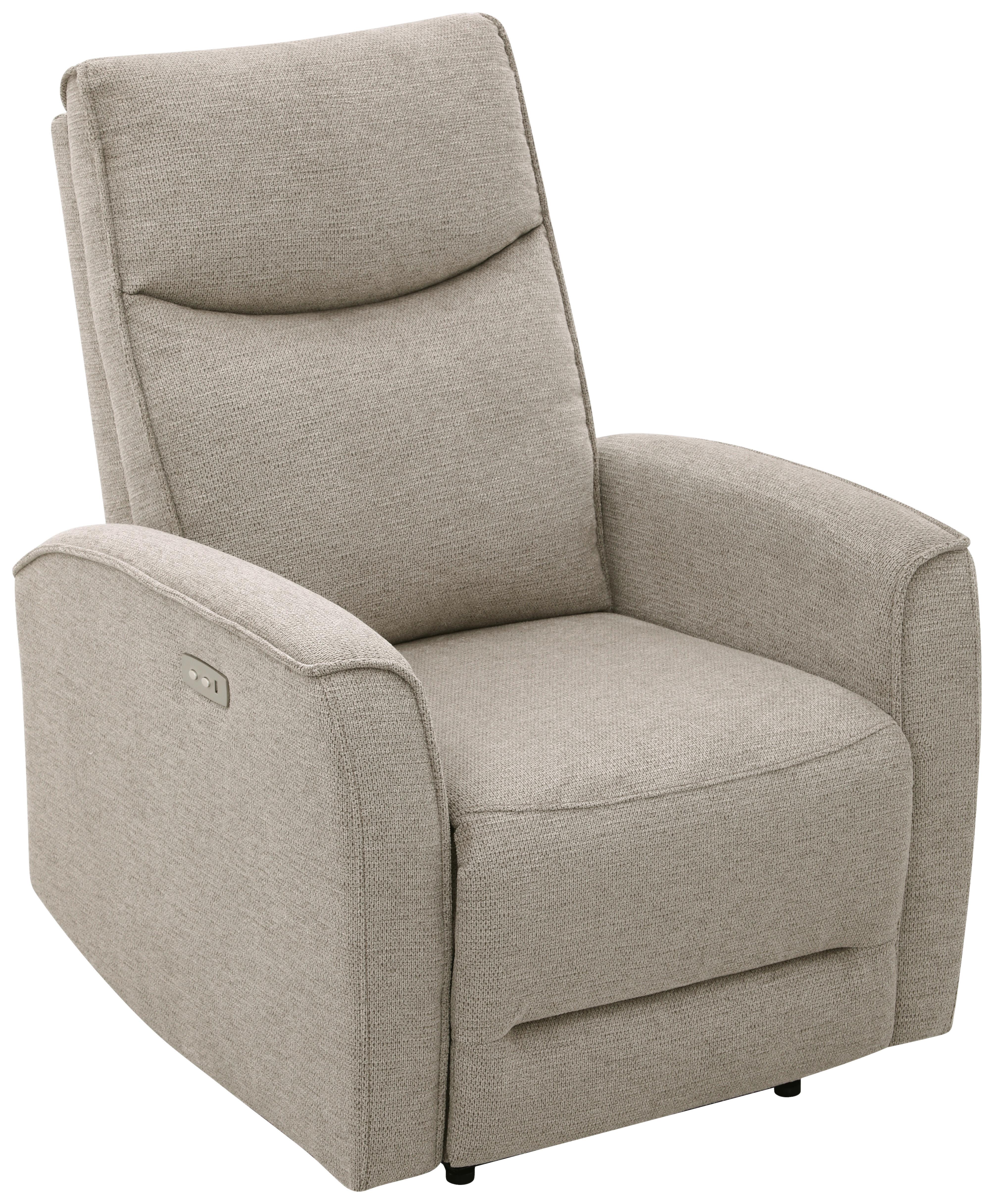 Fernsehsessel Leon Hellbraun mit Relaxfunktion - Hellbraun/Schwarz, Basics, Holz/Kunststoff (80/102/96cm) - Ondega