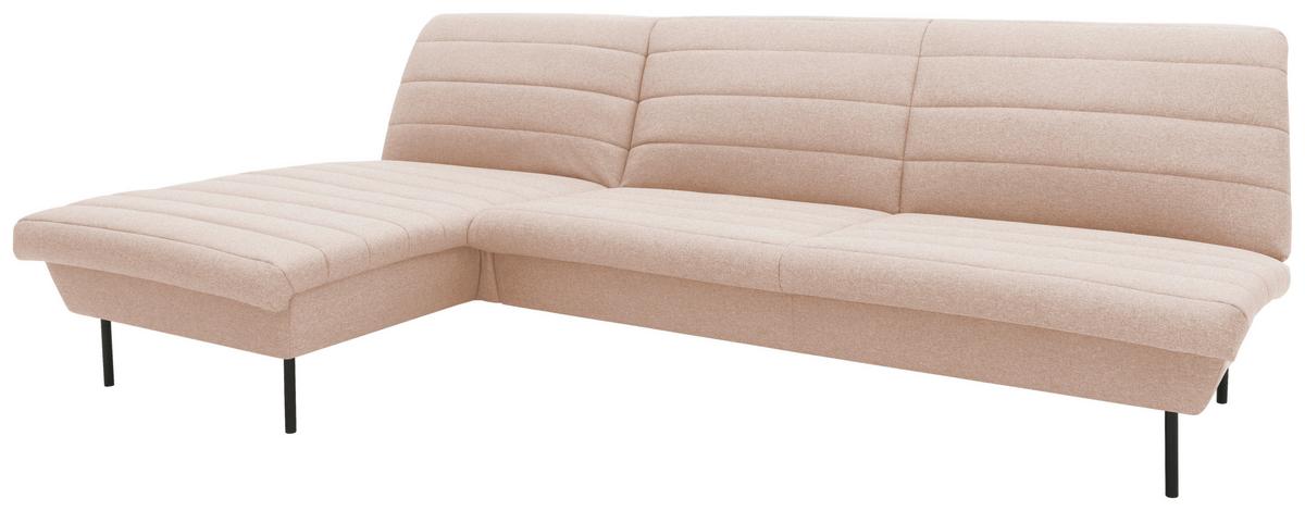 Ecksofa Looks Ix Cremefarben - Creme/Schwarz, Design, Textil (168/274cm) - LOOKS by W.Joop
