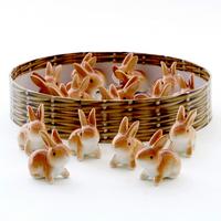 Dekohase Hoppy - Hellbraun/Weiß, Basics, Keramik (4/2/3,5cm)