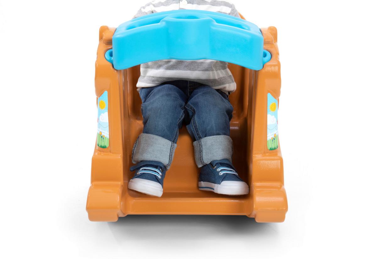 Schaukelpferd Simplay3 Ab 12 Monaten Mit Lehne - Multicolor/Braun, Basics, Kunststoff