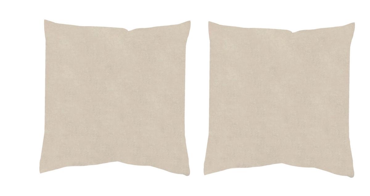 Kissenhüllen-Set Elmer - Hellgrau, Basics, Textil (40/40cm)