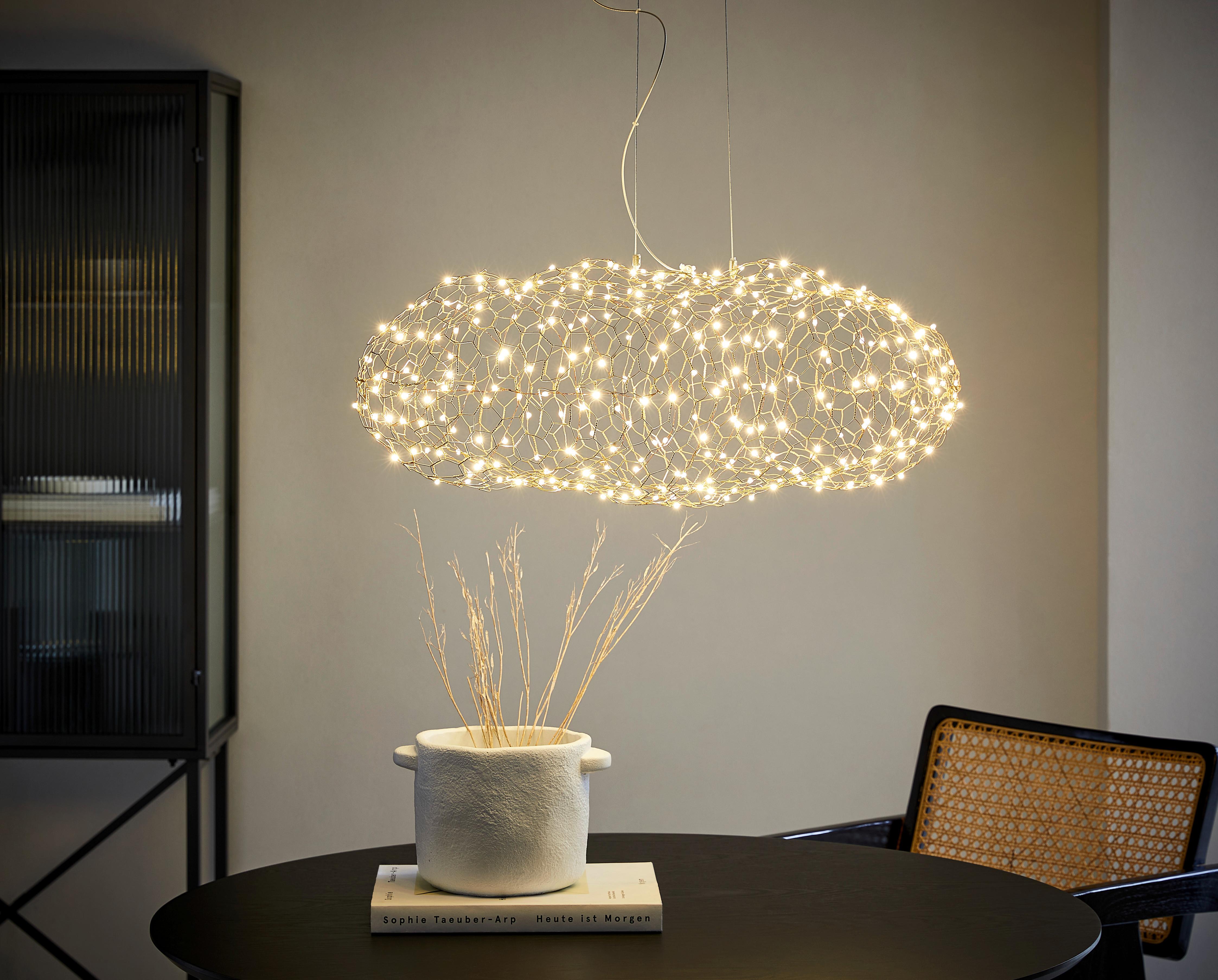 LED-Hängeleuchte 4201250-6501 Hayden - Goldfarben, Trend, Metall (76/40/147cm) - By Rydéns