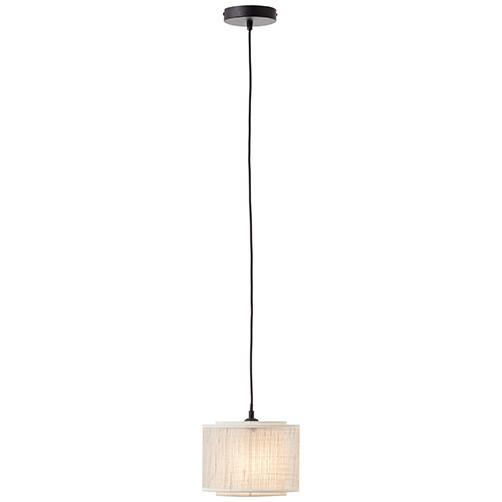 Hängeleuchte 99481/09 Odar - Beige/Schwarz, Trend, Papier/Textil (22/125,5cm) - P & B