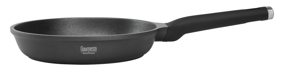 Panvica Black Line, Ø: 24cm - čierna, Konventionell, kov/plast (24/5cm) - Gourmesto