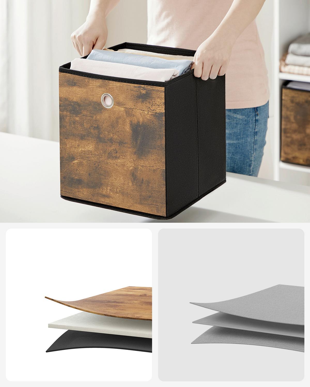 FALTBOX Beige B: 33cm - Beige, Basics, Textil (33/33/33cm)