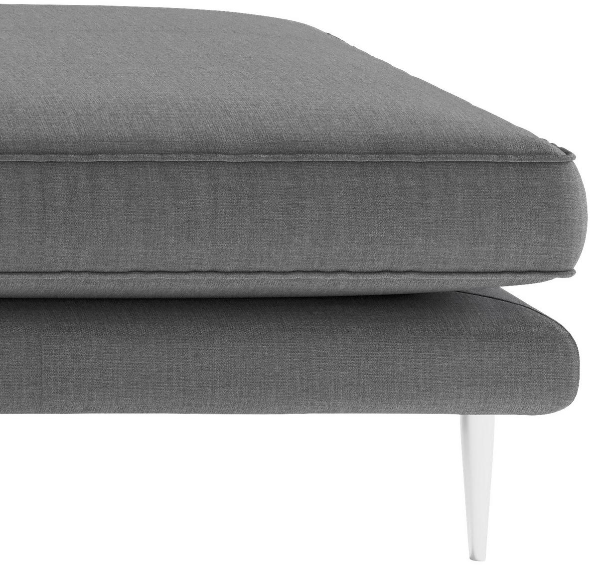 Sitzgarnitur Austin - Edelstahlfarben/Anthrazit, Design, Textil - Livetastic