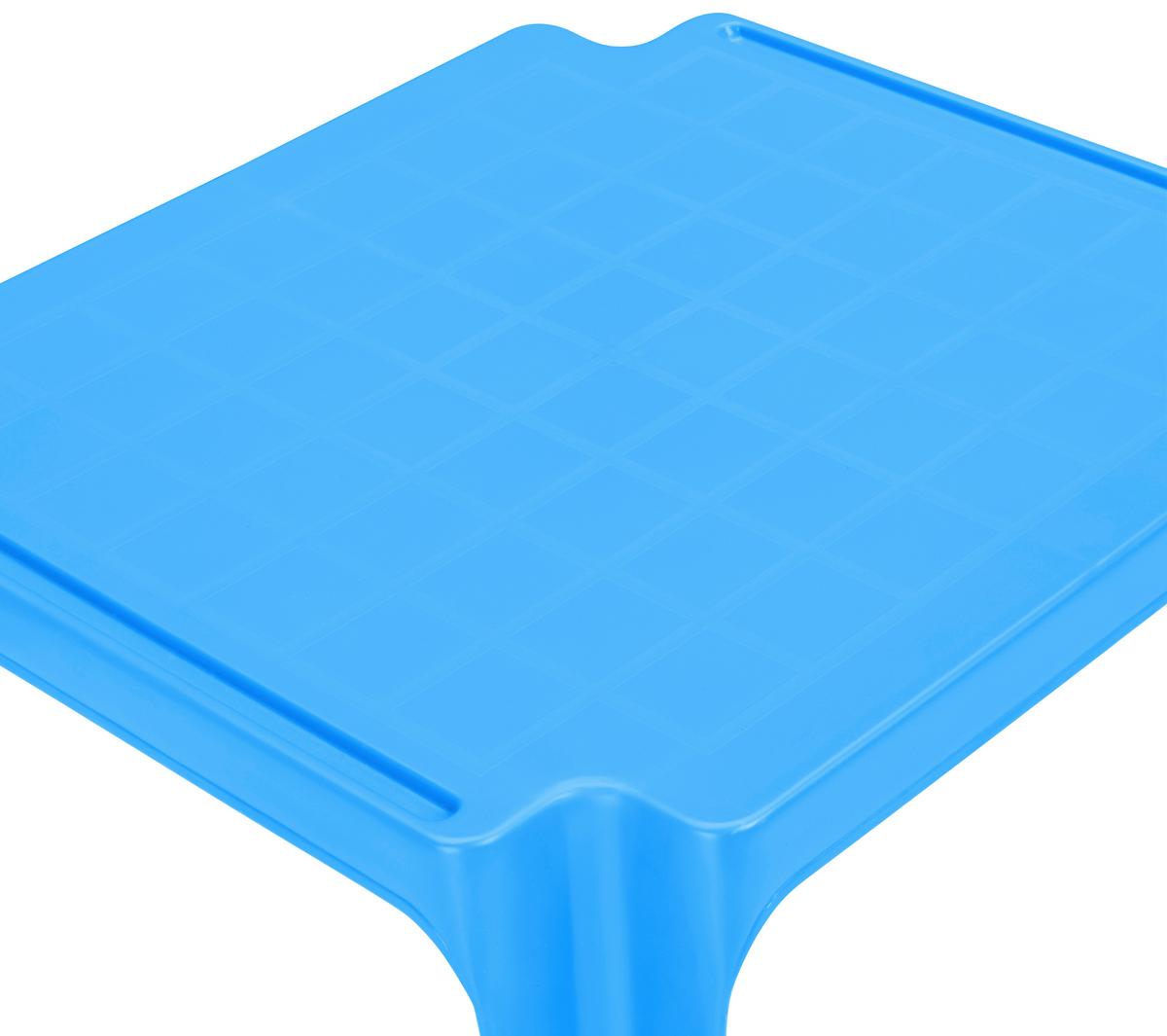 Kindertisch Tavolo Baby Blau Kunststoff Wetterfest - Hellblau, MODERN, Kunststoff (55/50/44cm) - BUNINO