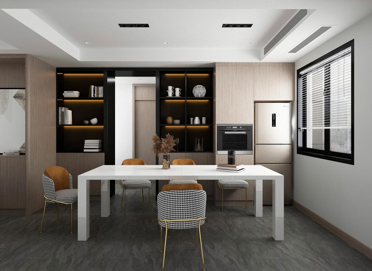 Esstisch Weiß B: 120-240 cm - Weiß Hochglanz, MODERN, Holzwerkstoff (120-240/80/76cm) - Livetastic