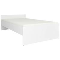 Bett Nepo Plus - Weiß, MODERN, Holz/Holzwerkstoff (120/200cm) - MID.YOU