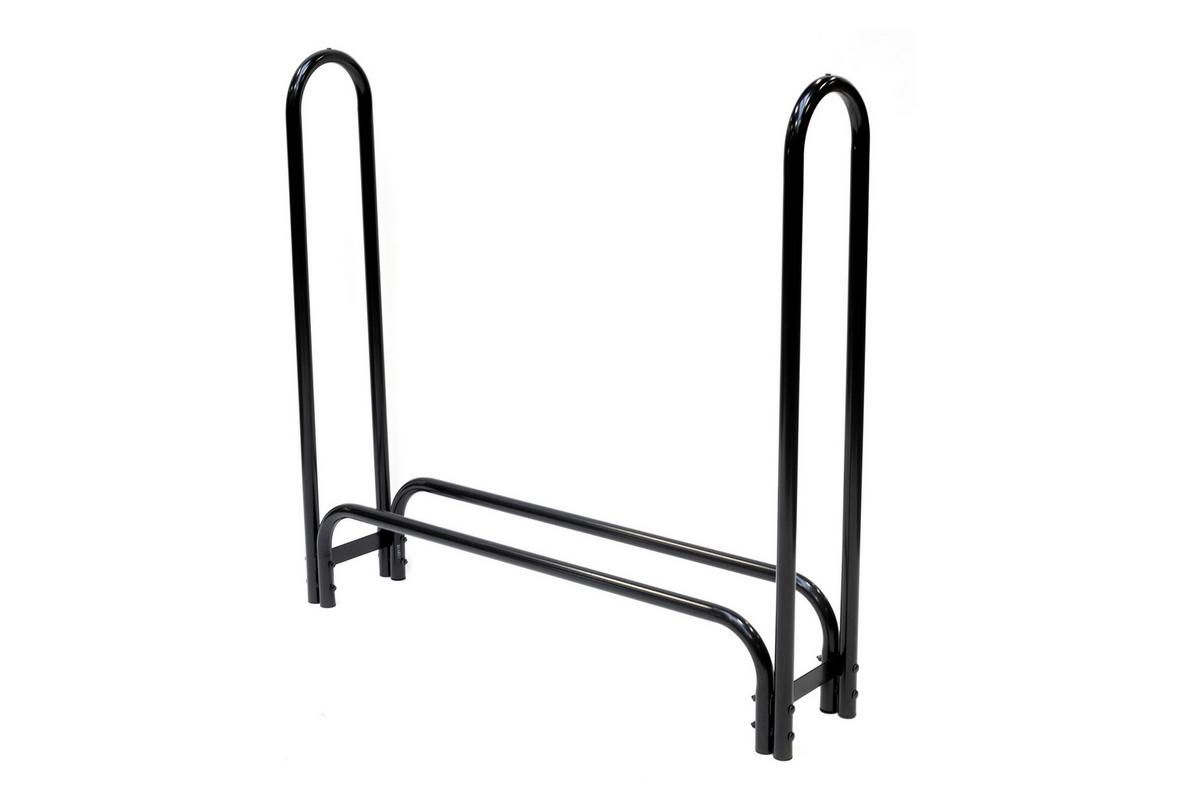 Kaminholzregal Kaminholzregal 126 Cm - Schwarz, Basics, Metall (25/118/126cm)
