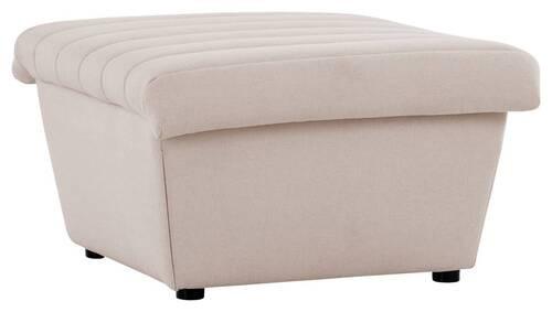 Hocker Looks Viii - Ecru/Schwarz, Design, Textil (74/43/85cm) - LOOKS by W.Joop