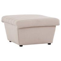 Hocker Looks Viii - Ecru/Schwarz, Design, Textil (74/43/85cm) - LOOKS by W.Joop