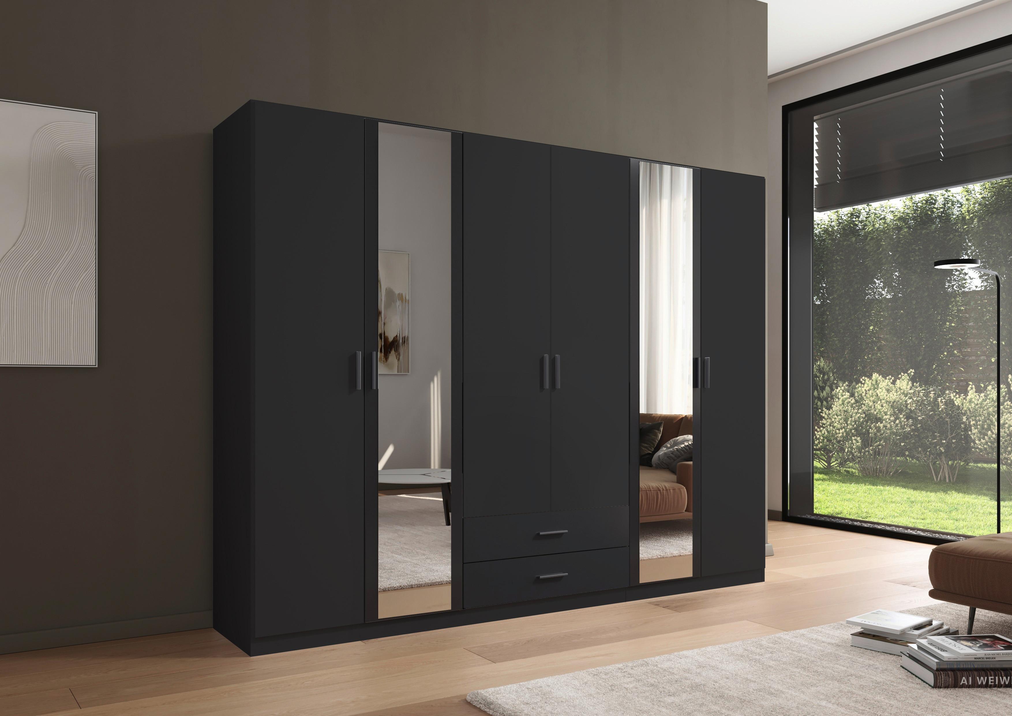 Kleiderschrank Despina - Grau, KONVENTIONELL, Holzwerkstoff (271/210/54cm)