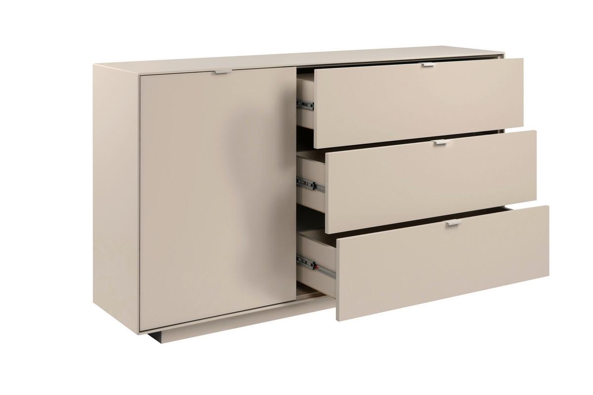 Kommode Sivas B: 160 cm Sandfarben - Sandfarben, Design, Holzwerkstoff (160/90/37,5cm) - MID.YOU