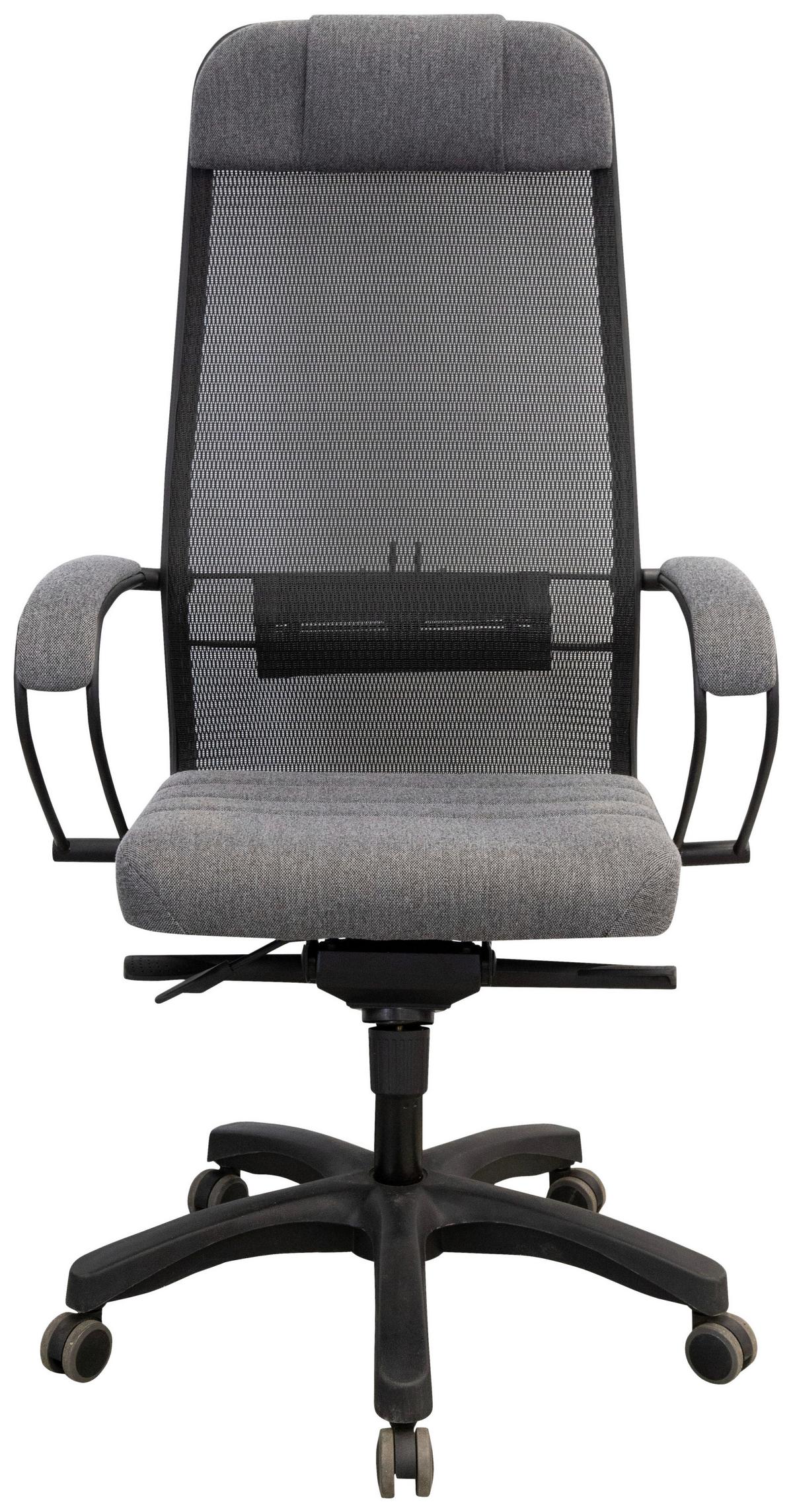 Kancelářské křeslo Samurai Comfort - šedá/černá, Moderní, kov/textil (68/124-134/71cm) - Premium Living