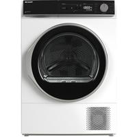 Wärmepumpentrockner KD-NHA8S6 GW1D-DE, Füllmenge 8 kg - Weiß, Basics, Kunststoff (59,6/84,5/60,9cm) - Sharp