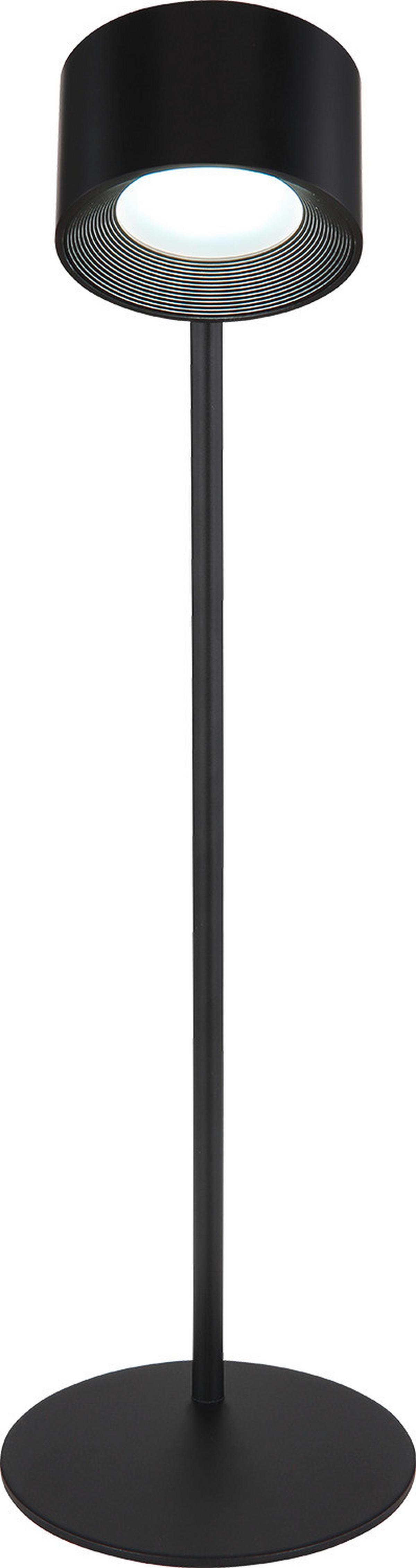 Akku-Tischleuchte 58436b - Schwarz, KONVENTIONELL, Kunststoff/Metall (13/12/35cm) - Globo