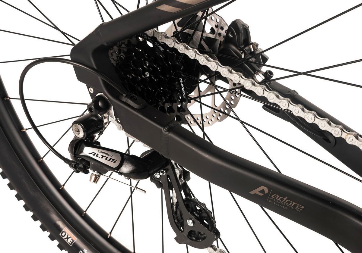 E-Mountainbike 29'' Schwarz Matt - Schwarz, LIFESTYLE, Metall (180/70/100cm)