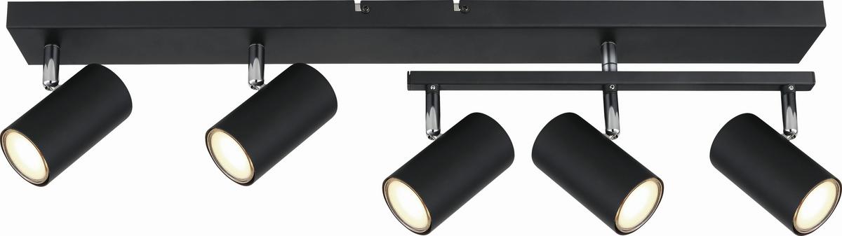 Spotlámpa Felix - fekete, Modern, fém (70/35/17cm) - Luca Bessoni