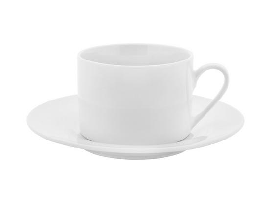 Šálek Na Kávu S Podšálkem Adria - bílá, Konvenční, keramika (15,8cm) - MÖMAX modern living Šálek Na Kávu S Podšálkem Adria - bílá, Konvenční, keramika (15,8cm) - MÖMAX modern living
