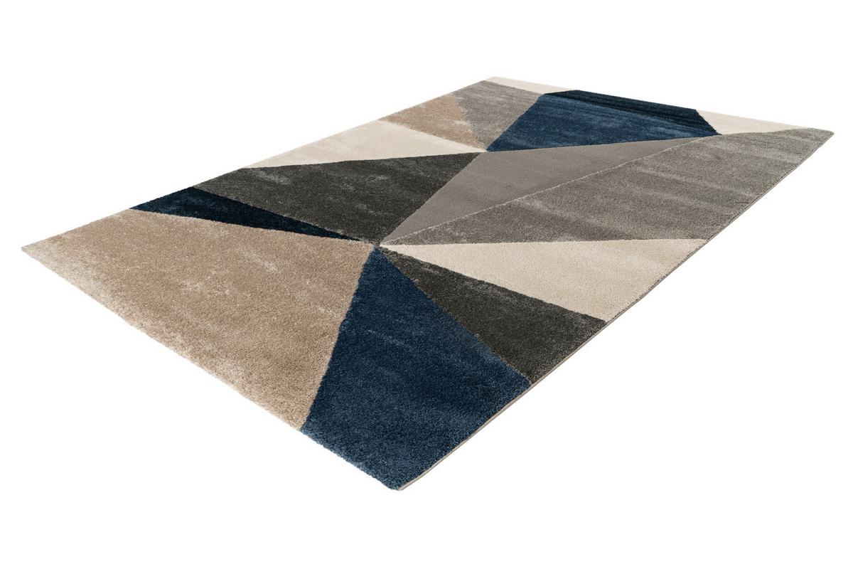 Hochflorteppich My Canyon 974 - Blau, Basics, Textil (80/150cm) - Obsession