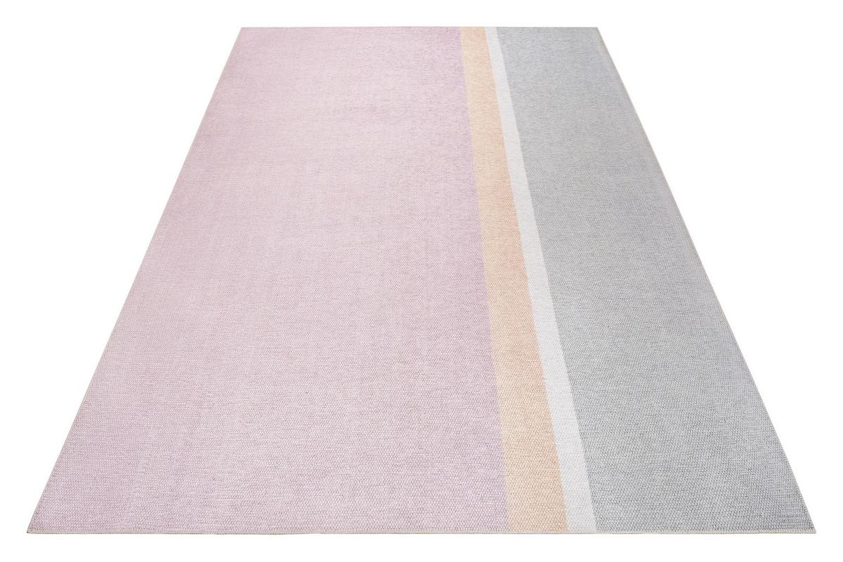 Flachwebteppich Saltriver Grau/Orange/Rosa 130x190 cm - Beige/Orange, KONVENTIONELL, Textil (130/190cm) - Esprit