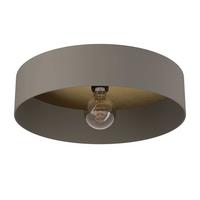 Deckenleuchte 900837_duaia - Messingfarben/Braun, KONVENTIONELL, Holz/Metall (42/16cm) - Eglo
