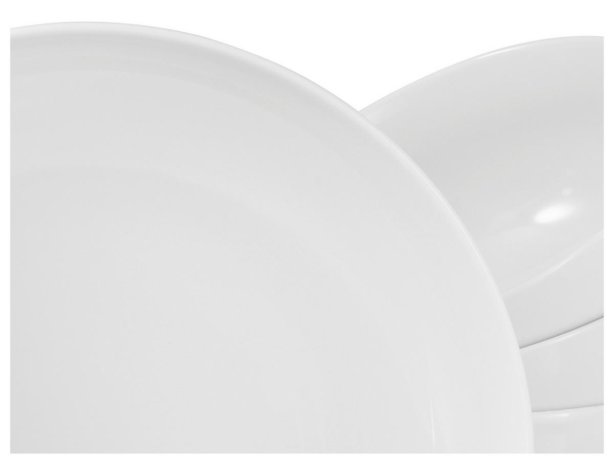Speisetellerset Porzellan Weiß - Design - Creatable
