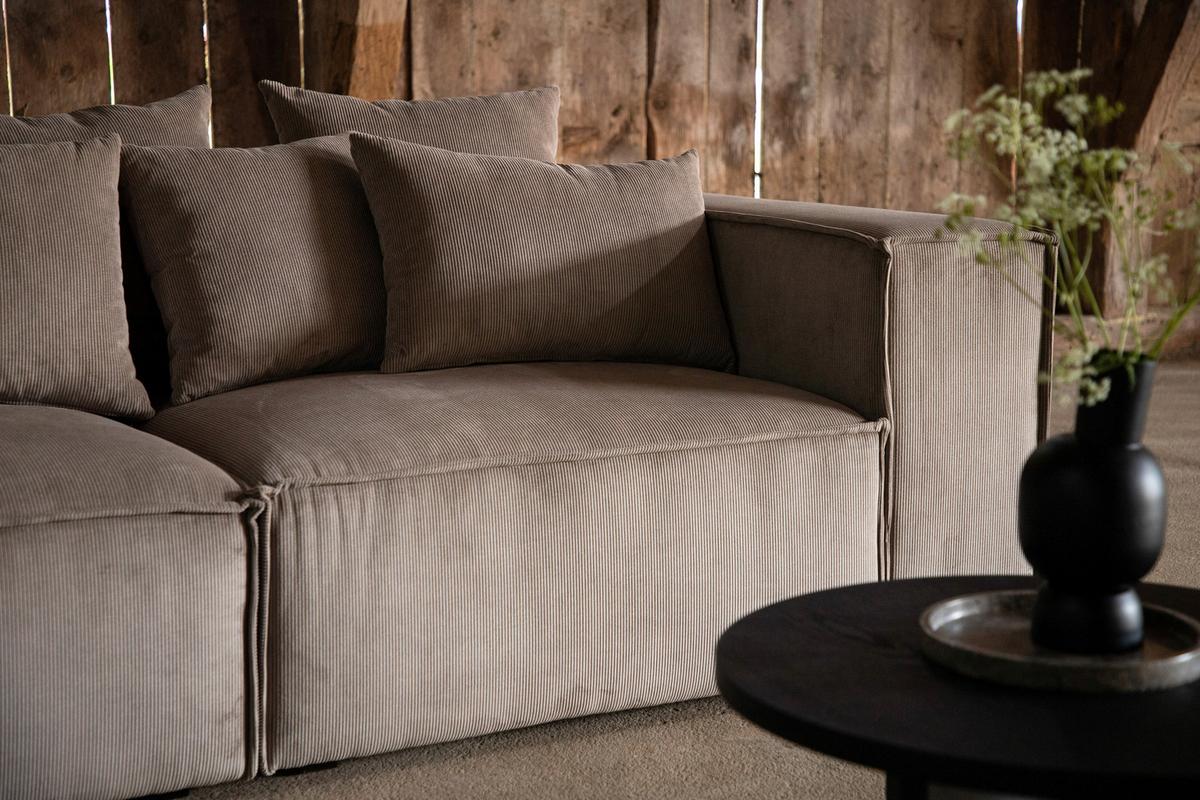 2-Sitzer-Sofa Gillholmen - Braun, Design, Holz/Kunststoff (232/80/116cm) - Livetastic