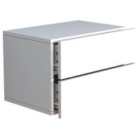 Nachtkästchen USAl L B: 45 cm Weiß - Weiß, MODERN, Holzwerkstoff (45/30/32cm) - MID.YOU