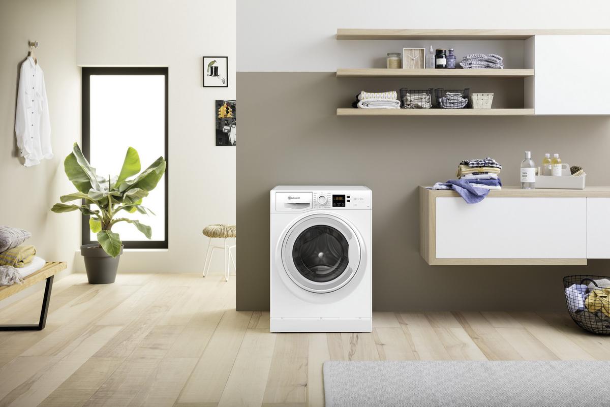 Waschmaschine Bpw 814 B 8 Kg 1351 U/min Mit Auslaufschutz - Weiß, Basics (59,5/85/60,5cm) - Bauknecht