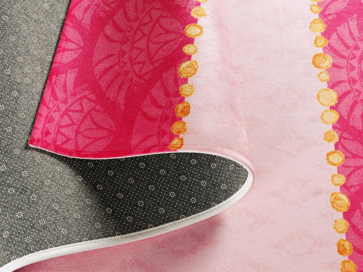 Kinderteppich Elefant Rosa Prinzessin Lillifee 100x160 Cm - Pink/Rosa, Trend, Textil (100/160cm)