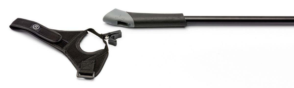 Walkingstöcke Master Pro, L: ca. 85-140 cm - Schwarz/Grau, Basics, Kunststoff/Metall (18/140cm) - Homezone