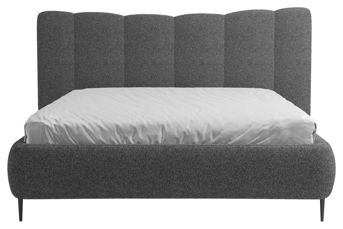 Polsterbett Nook 140x200 Cm Anthrazit - Anthrazit, MODERN, Holz/Holzwerkstoff (140/200cm) - MID.YOU