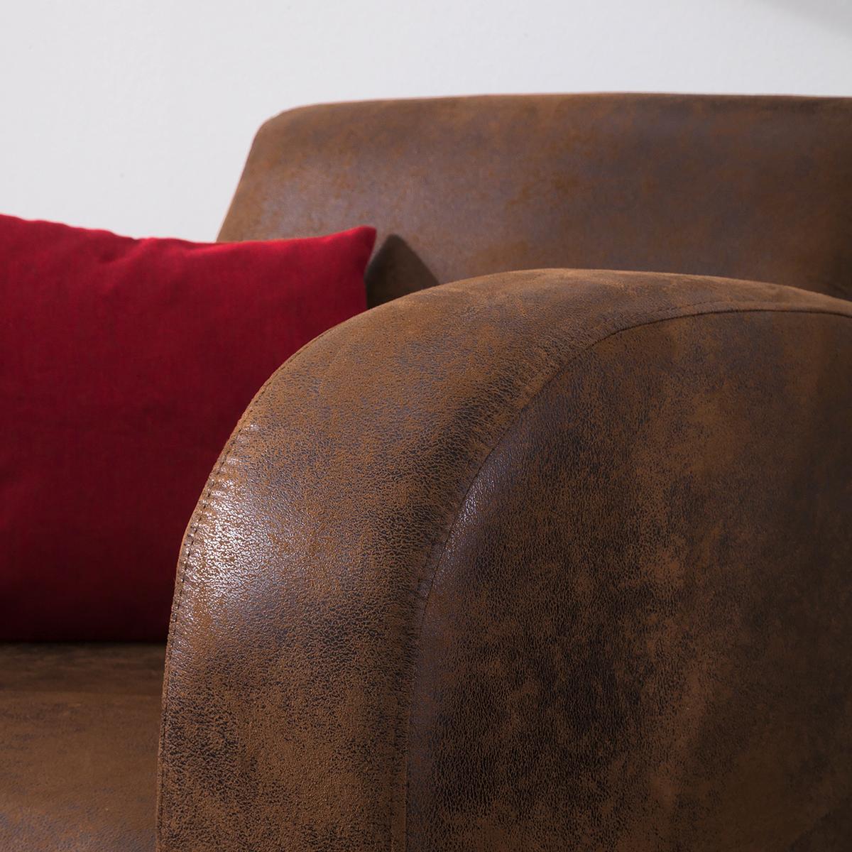 Sessel Antis Braun B: 92 cm - Dunkelbraun/Braun, Design, Textil (92/80/89cm) - Livetastic