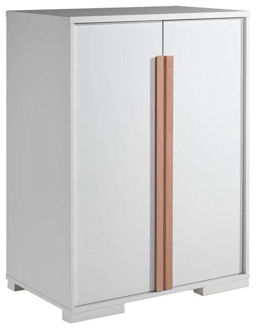 Kinderkleiderschrank London Weiß B: 86 Cm - Weiß, MODERN, Holzwerkstoff (86/116,2/56cm) - MID.YOU