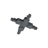 Schienensystem Duoline X-Verbinder 702432 Schwarz - Schwarz, Basics, Kunststoff (16/2/17cm) - Trio Leuchten