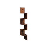 Rohový regál IRON - hnedá, Basics, kompozitné drevo (20/127.5/20cm) - Boxxx