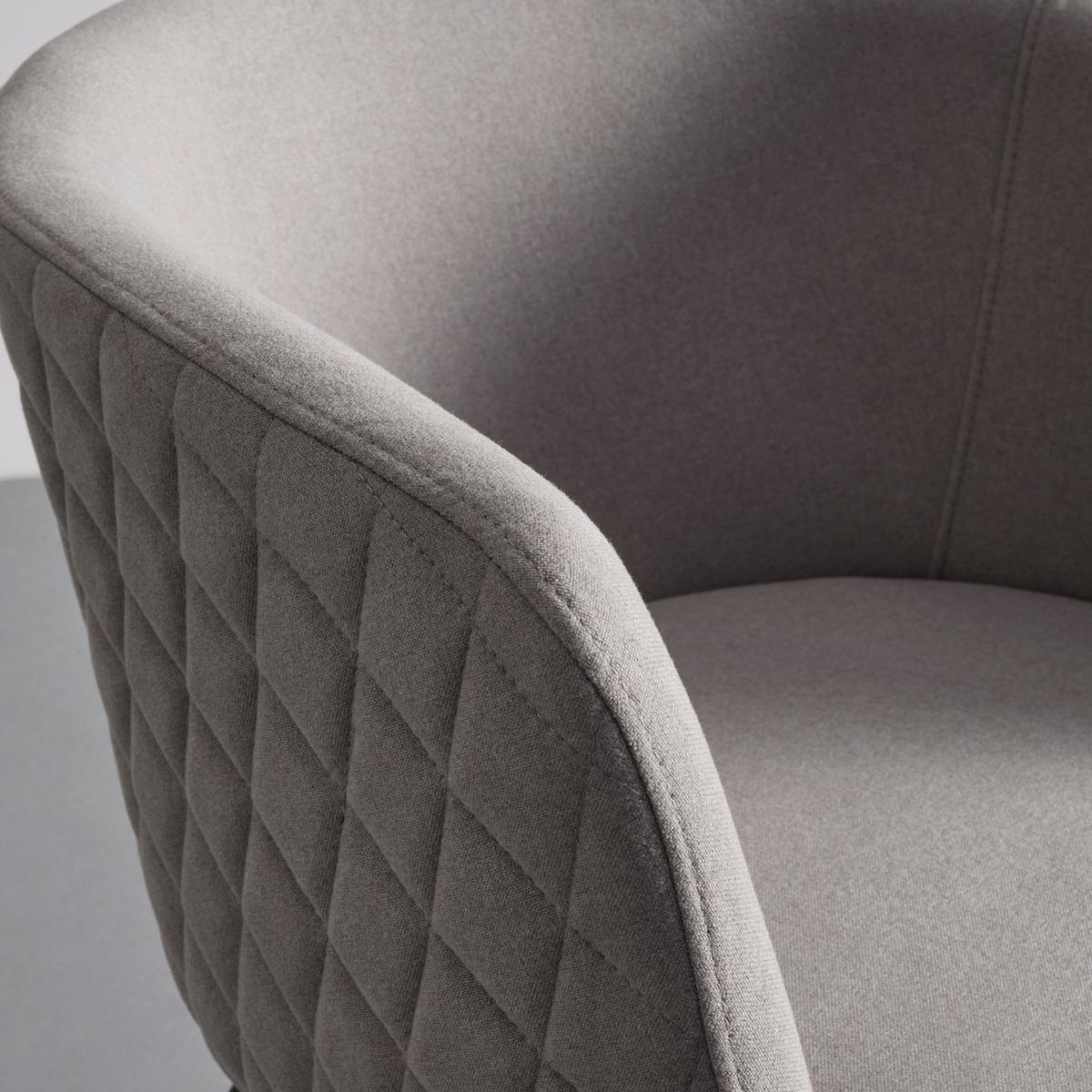 Stolička IVA svetlosivá - čierna/svetlosivá, Modern, kov/textil (55/76/57cm) - Bessagi Home