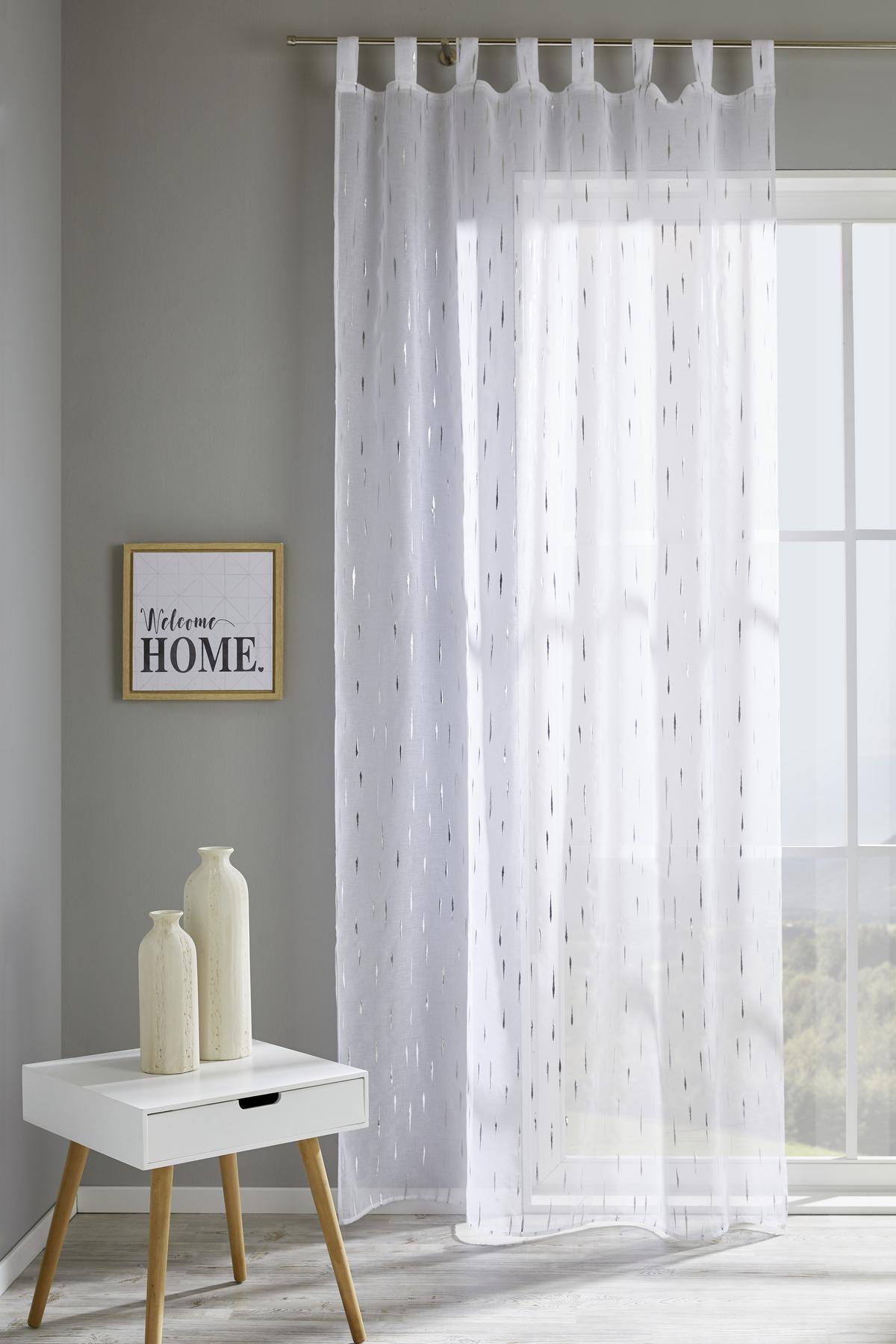 Kombinált Függöny Julia - fehér, Modern, textil (140/255cm) - Luca Bessoni