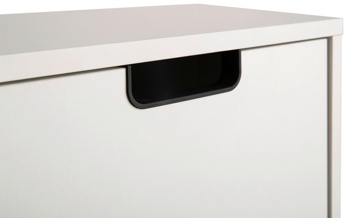 Unterschrank Weiß/Eichefarben B: 59,8 cm - Eichefarben/Schwarz, Design, Holzwerkstoff (59,8/85,2/19,55cm) - MID.YOU