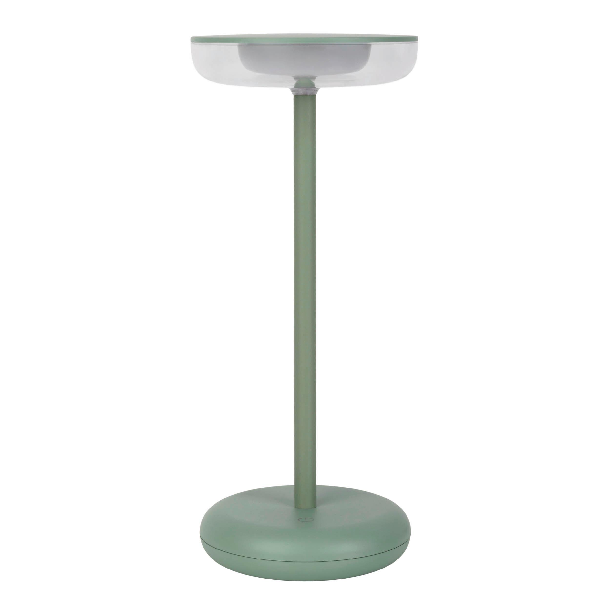 AKKU-TISCHLEUCHTE 3198749 - Salbeigrün, Design, Metall (10,5/11/26cm) - Näve