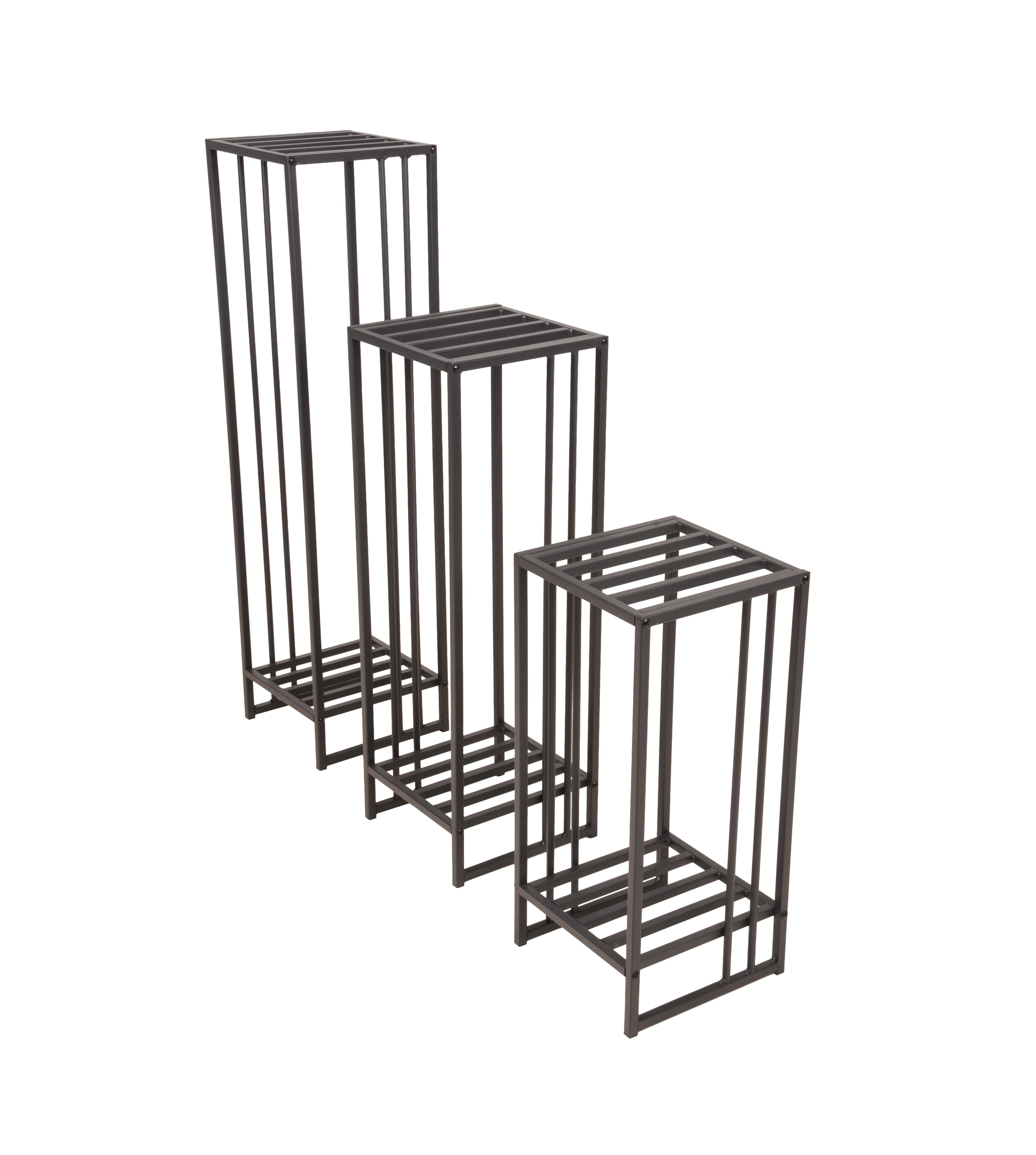 BLUMENTISCHSET PFLANZSTÄNDER TEYA, 3ER-SET