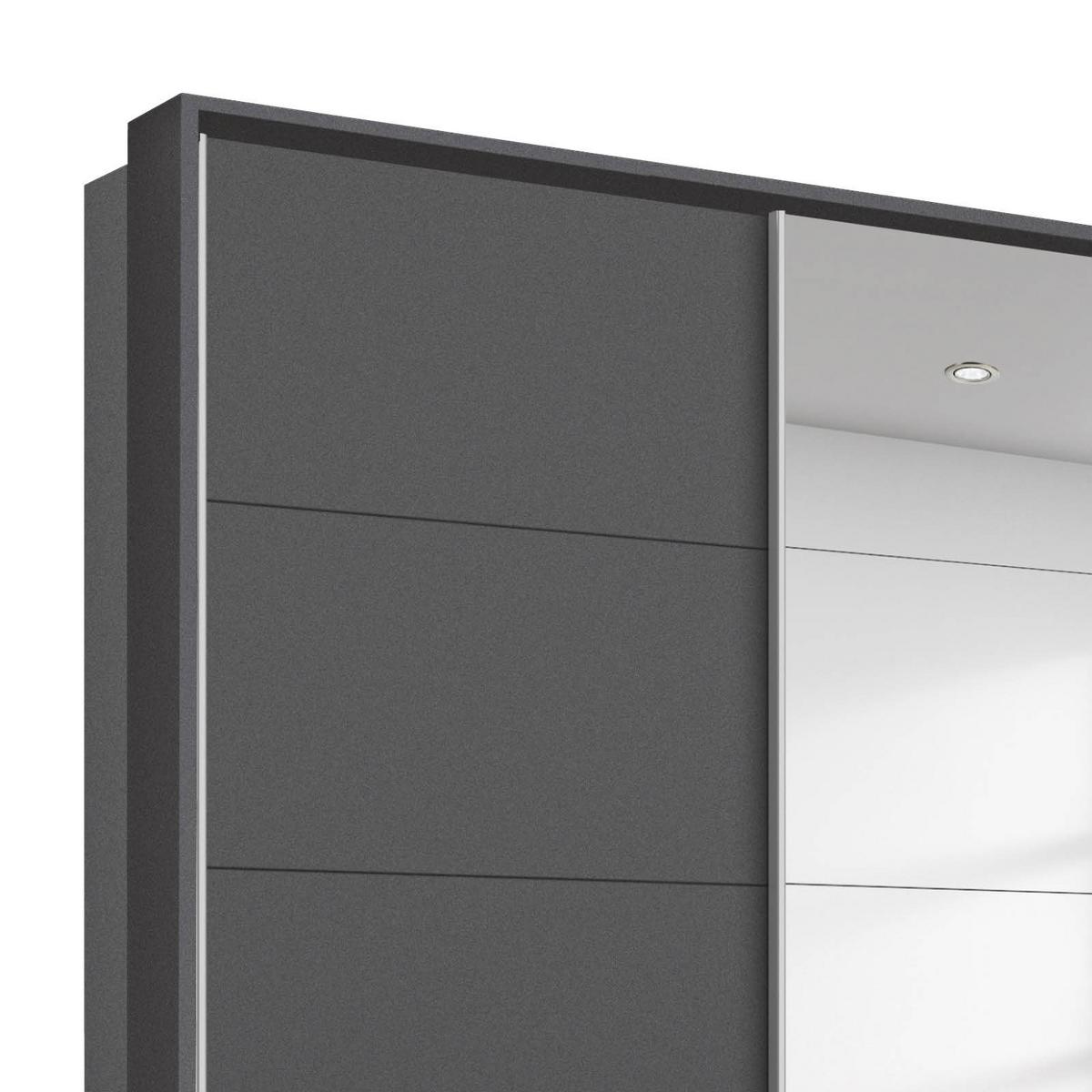 Paspartový rám MIAMI Š/V/H:cca 278/233/64cm - sivá, Modern, kompozitné drevo (278/233/64cm)