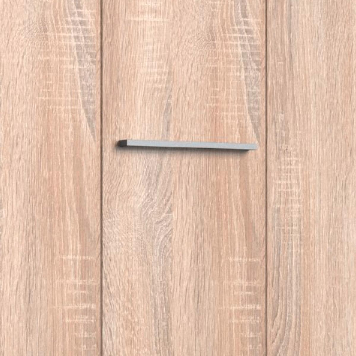 Schrankbett mit Lattenrost 90x200 Juist, Eiche Dekor - Eichefarben, KONVENTIONELL, Holz/Holzwerkstoff (90/200cm) - MID.YOU